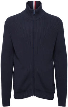 FQ1924 Strickjacke 'Kyle' dunkelblau blutrot weiß FQ1924