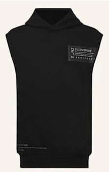 Plein Sport Ärmelloses Sweatshirt schwarz