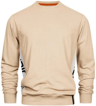 Indicode Sweatshirt 'Nilon' champagner schwarz weiß