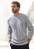 John Devin Strickpullover modischen Farben grau hellgrau