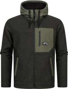 Ragwear Fleecejacke Brodney dark olive