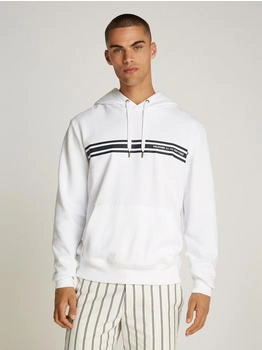 Tommy Hilfiger Central Chest Stripe Hoodie weiß