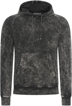Rusty Neal Kapuzensweatshirt verwaschen schwarz