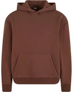 Urban Classics Fluffy Hoody chocolatebrown