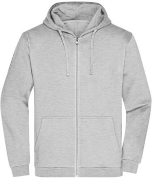 James & Nicholson Sweatjacke Kapuze grey-heather