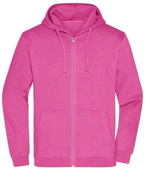 James & Nicholson Sweatjacke Kapuze pink