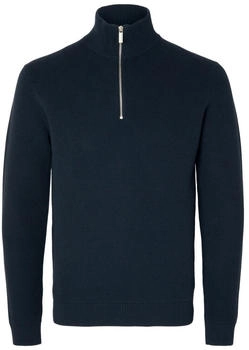 Selected Pullover Reißverschluss blau schwarz