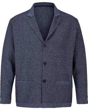 Jan Vanderstorm Strickjacke ASGER blau schwarz