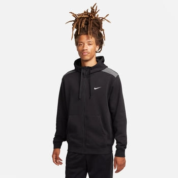 Nike SP FLC FZ HOODIE BB FQ8819 010 Sweatjacket black/iron grey L
