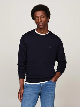 Tommy Hilfiger Essential Cotton Crew Neck Pullover Desert Sky XXXL