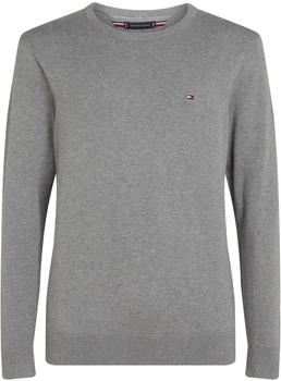 Tommy Hilfiger Essential Cotton Crew Neck Pullover Medium Grey Heather XS