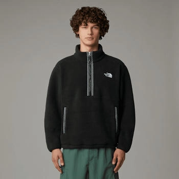 The North Face Tnf Fleeski Pullover-fleece Mit 1/4-langem Rv Herren Tnf Black-tnf Black