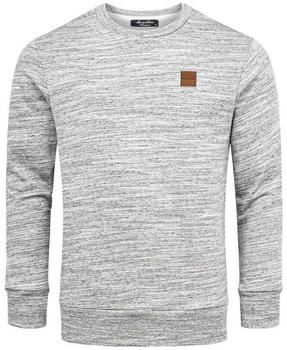 Amaci&Sons Basic College Sweatjacke dunkelgrau