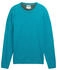 Tom Tailor Strickpullover mit Rundhalsausschnitt turquoise blue melange (1039805_37094)