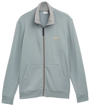 Tom Tailor Sweatjacke mit Stehkragen grey mint (1045645_27475)