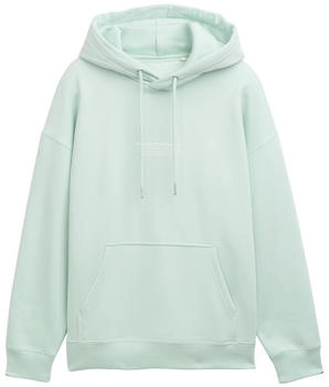 Tom Tailor Denim Relaxed Hoodie mit Logo-Print sea foam (1045580_17549)