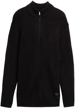 Tom Tailor Denim Troyer Strickpullover Black (1044420_29999)