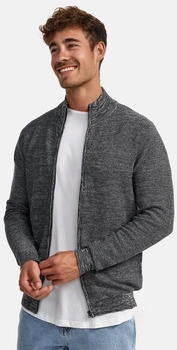 Indicode Strickjacke anthrazit