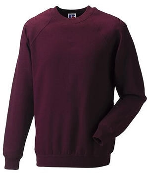 Russell Raglan-Sweatshirt bordeaux