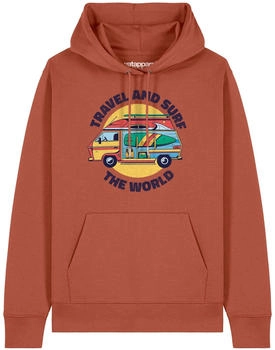 watapparel Hoodie Heritage braun schwarz