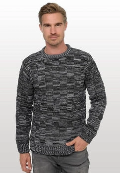 Rusty Neal Pullover grau schwarz
