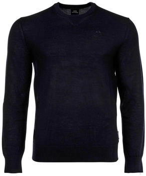 Armani Exchange Sweatshirt Strickpullover blau