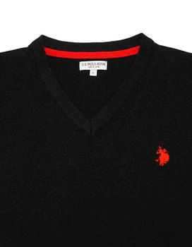 U.S. Polo Assn. Strickpullover V-Neck schwarz