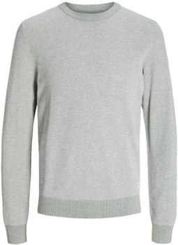 Jack & Jones Strickpullover Jjeglobe 179085 hellgrau