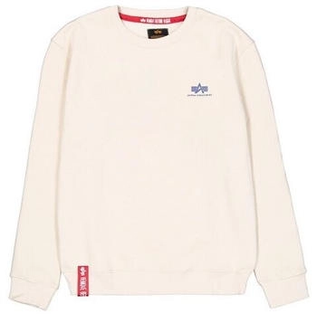 Alpha Industries Sweatshirt Label-Print offwhite