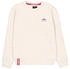 Alpha Industries Sweatshirt Label-Print offwhite