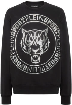 Plein Sport Sweatshirt Tiger 0270 schwarz silber