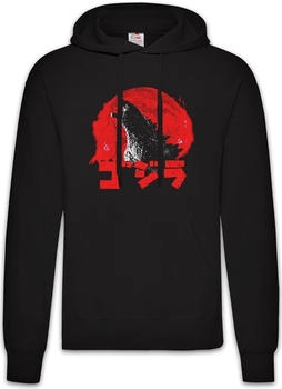 Urban Backwoods Monster Vintage Logo Hoodie schwarz