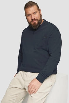 s.Oliver Sweatshirt mit Garment Dye und Logo-Detail blau 2162222.5978.