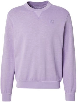 s.Oliver Sweatshirt mit Garment Dye und Logo-Detail lila 2157204.4708.