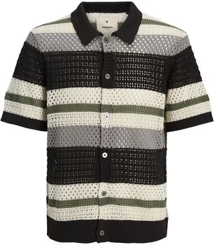 Jack & Jones JPRBluwilmer Strickjacke grau oliv schwarz naturweiß