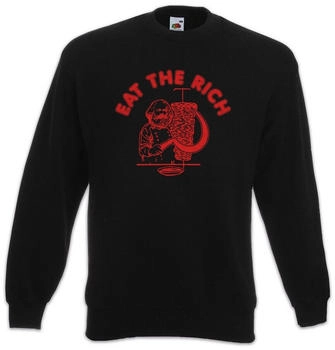 Urban Backwoods Eat The Rich Sweatshirt schwarz