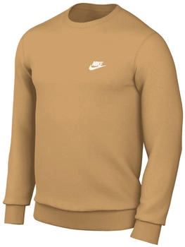 Nike Sportswear Club Fleece Crew Sweatshirt 856 kupfermond weiß