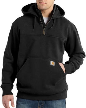 Carhartt Heavyweight Quarter-Zip Sweatshirt schwarz