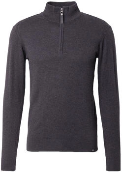 Indicode Pullover 'Ancona' schwarzmeliert