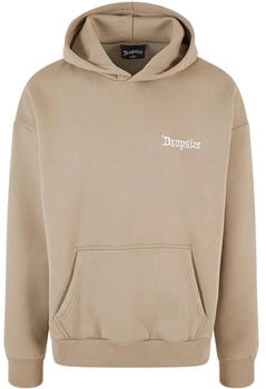 Dropsize Sweatshirt 'Embo' ecru dunkelbeige