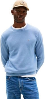 Tommy Hilfiger Essential Structure Crew Neck Regular Fit Pullover blau brisk