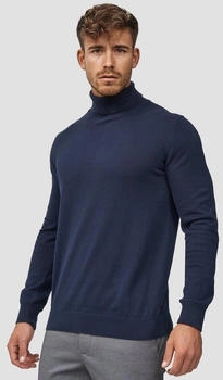 Indicode Eldo Feinstrickpullover navy