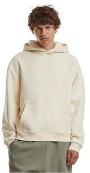 Build Your Brand By284-fluffy Hoody Sweatshirt whitesand