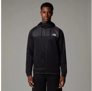 The North Face Reaxion Fleece Kapuzenpulli Mit Durchgehendem Rv Für Herren Tnf Black-asphalt Grey Größe male (0A8CNP-KT0)