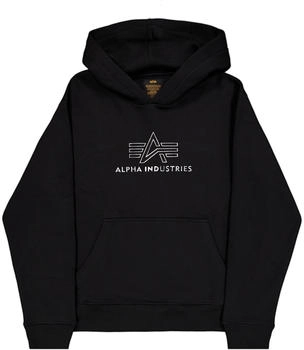 Alpha Industries Basic Big Logo TPU Hoodie (148346) black