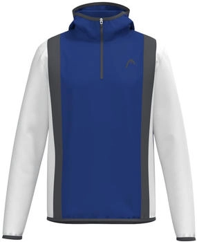 Head Club Tech Hoodie royalblau weiß