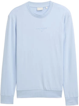 Tom Tailor Rundhalspullover light metal blue