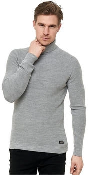 Rusty Neal Rollkragenpullover Hochkragen hellgrau