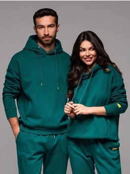Ombre Kapuzenpullover Himilco dunkelgrün