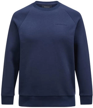 Peak Performance Original Logo Crew blue shadow